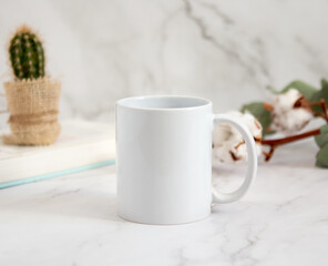 Obraz na płótnie Canvas mug mockup, coffee cup, coffee mug, mug template, use it for your design