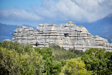 Rock formations of Canuto de la Utrera
