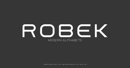 Modern Sports tech font typography. MINIMAL vector typeface for a company. Minimal gaming fonts for logo design.	
