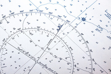 Old navigation chart