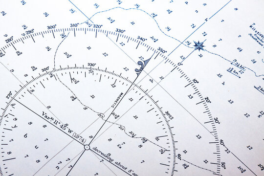 Old navigation chart