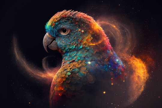 Spirit animal - Parrot, Generative AI