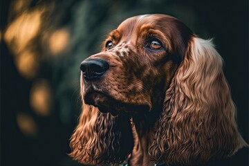 Obraz premium English Cocker Spaniel dog