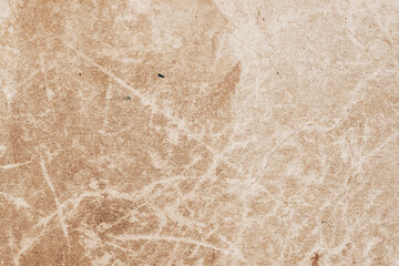 Texture of old moldy paper with dirt stains, spots, cardboard texture vintage background