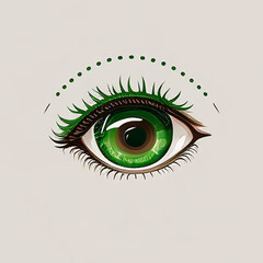  Fantasy eyes. 3d illustrations. Realistic
