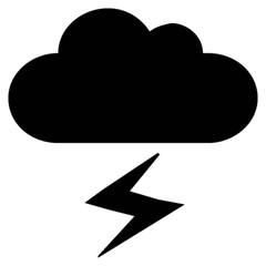 thunderbolt vector, icon, symbol, logo, clipart, isolated. vector illustration. vector illustration isolated on white background.