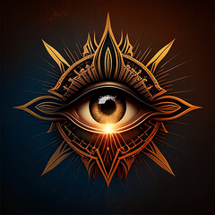  Fantasy eyes. 3d illustrations. Realistic