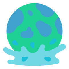 world water day flat icon