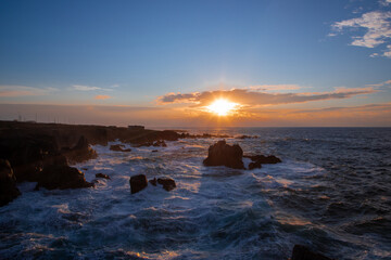 Obraz premium Landscape of the North Coast of Sines - Portugal