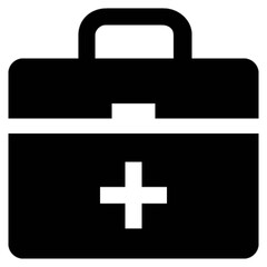 medical bag vector, icon, symbol, logo, clipart, isolated. vector illustration. vector illustration isolated on white background.