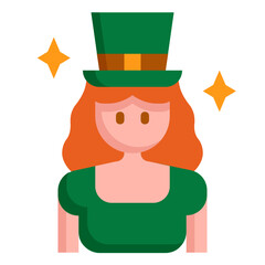 st patricks day flat icon