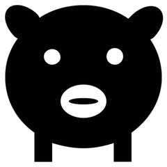 pig vector, icon, symbol, logo, clipart, isolated. vector illustration. vector illustration isolated on white background.