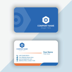 Modern business card design template