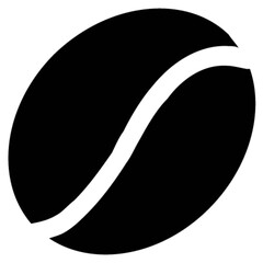 coffee bean vector, icon, symbol, logo, clipart, isolated. vector illustration. vector illustration isolated on white background.