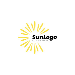 Sun Logo icon Design Template.