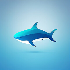 Fototapeta premium shark logo mascot