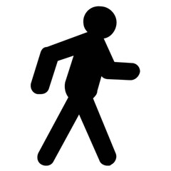 walking man vector, icon, symbol, logo, clipart, isolated. vector illustration. vector illustration isolated on white background.