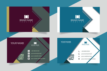 Visiting card or Business Card design template for personal or corporate use