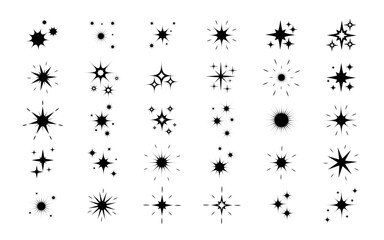 StarsStar icon. Sky, Xmas, favorite and night icons set. Vector illustration.