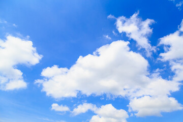 Sky background in windy weather. Backdrop with clouds