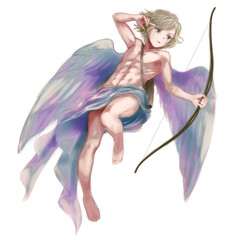 弓を持つ天使　キューピッド