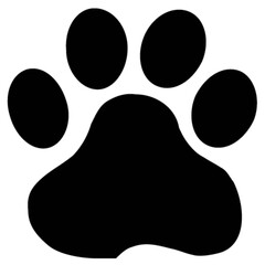 paw vector, icon, symbol, logo, clipart, isolated. vector illustration. vector illustration isolated on white background.