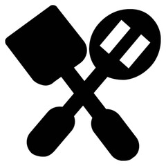 spatula vector, icon, symbol, logo, clipart, isolated. vector illustration. vector illustration isolated on white background.