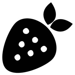 strawberry vector, icon, symbol, logo, clipart, isolated. vector illustration. vector illustration isolated on white background.