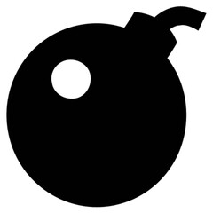 bomb vector, icon, symbol, logo, clipart, isolated. vector illustration. vector illustration isolated on white background.