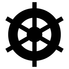 rudder vector, icon, symbol, logo, clipart, isolated. vector illustration. vector illustration isolated on white background.