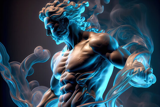 Statue of Apollo, positive masculinity - By Generative AI