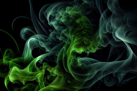 Green Smoke In Black Background Green Aesthetic HD wallpaper  Peakpx