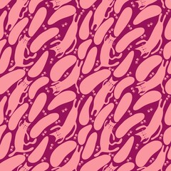 Halloween animals seamless black cats paint markers pattern for wrapping paper and fabrics and linens and kids