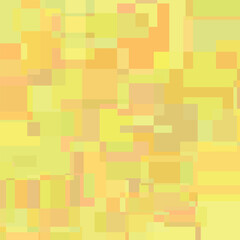Yellow squared background. Vector illustration of abstract texture with squares. Pattern design for  card, banner, postcard, poster, flyer,  cover, brochure. 