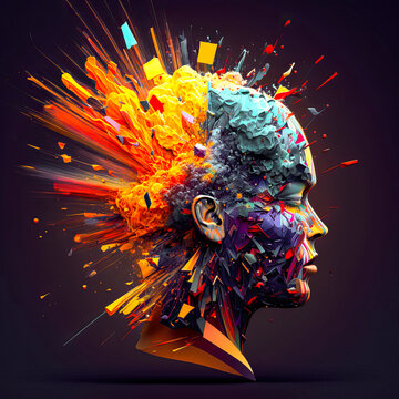 Kopfschmerz-Schmerzexplosion, ki generated