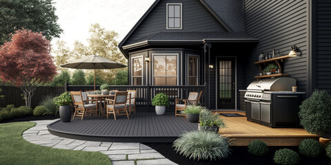 Spring Entertaining: Beautiful Backyard Deck Oasis