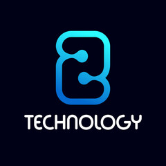 Letter Z technology vector template. This alphabet is suitable for industrial, network or connect business.