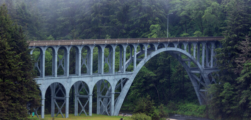 Cape Creek Bridge, Heceta Head, Oregon Coast