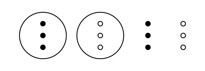 Menu Icon vector for web and mobile app. web menu sign and symbol. hamburger menu symbol