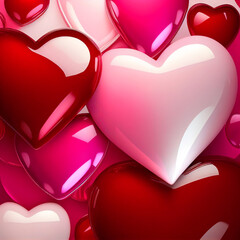 hearts background