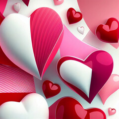 valentine hearts background