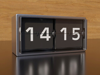 
3d computer-rendered illustration of a timing device