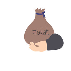 Zakat Illustration vector