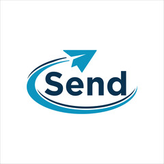 send logo design vector template
