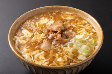 肉玉子あんかけうどん