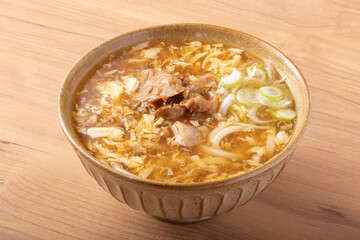 肉玉子あんかけうどん