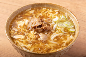 肉玉子あんかけうどん