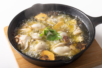 牡蠣のアヒージョ