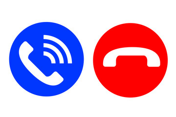 受話器のアイコン。電話をかける、通話を終了する。