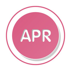 Bullet with Aprill month.
